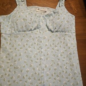 Blue Floral Sundress